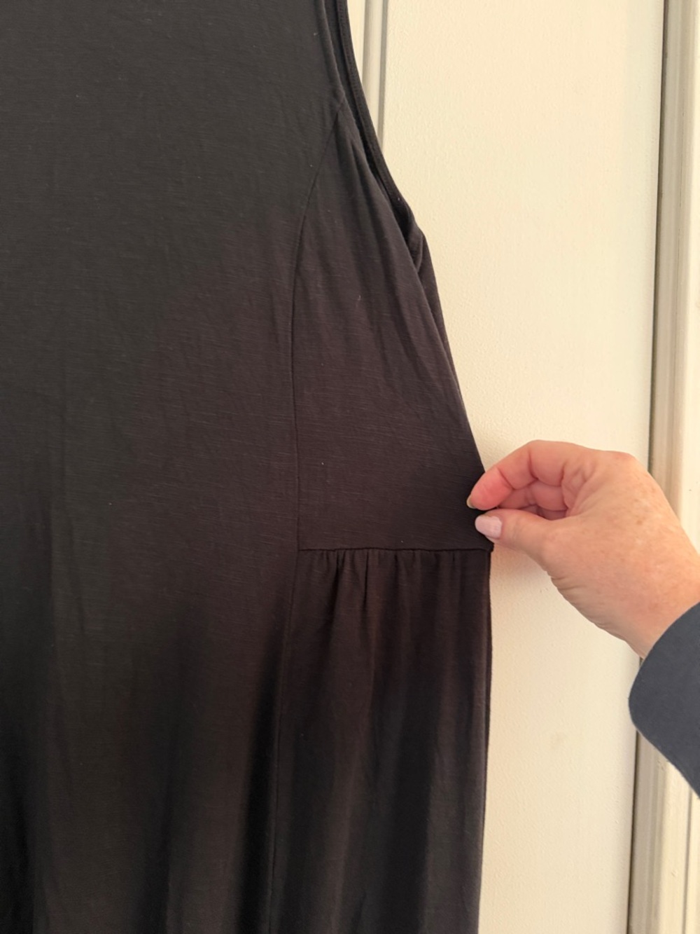 J. Jill Classic Black Maxi Dress. Sz XL - Picture 3 of 6